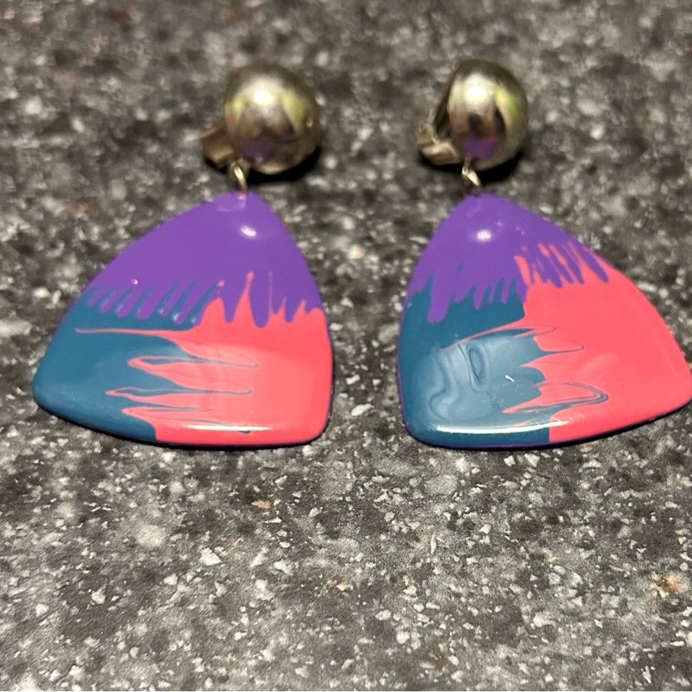 Hand painted women’s earrings